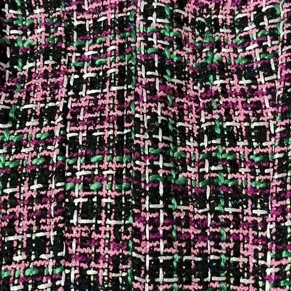 Zara Tweed Multicolor Corset Bustier  NWT Size S - Picture 3 of 7